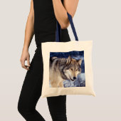 Winter Wolf 2 Tragetasche (Vorderseite (Produkt))