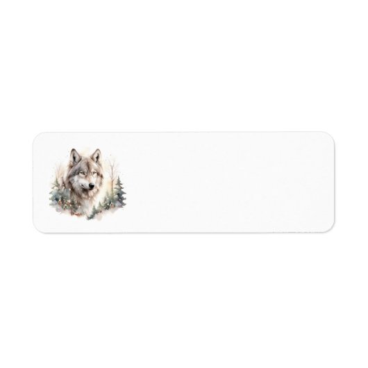 Winter Wolf Address Labels (Vorne)