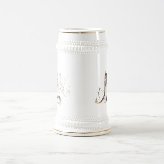 Winter Wolf Bierglas (Mittel)