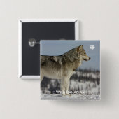 Winter - Wolf Button (Vorne & Hinten)