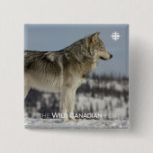 Winter - Wolf Button (Vorderseite)