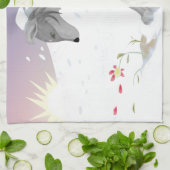 Winter Wolf Handtuch (Gefaltet)