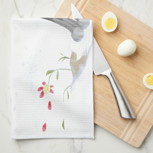 Winter Wolf Handtuch (Viertel Falte)