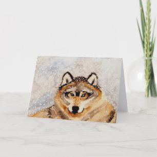 Winter Wolf Karte