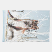 Winter Wolf Küchentuch (Horizontal)