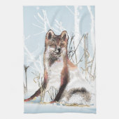 Winter Wolf Küchentuch (Vertikal)