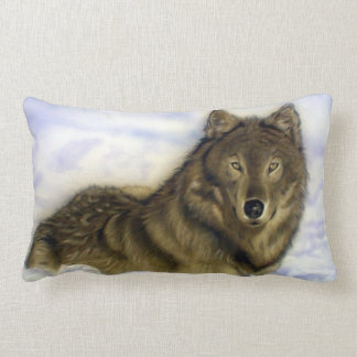 Winter-Wolf Lendenkissen