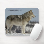 Winter - Wolf Mousepad (Mit Mouse)