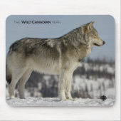 Winter - Wolf Mousepad (Vorne)