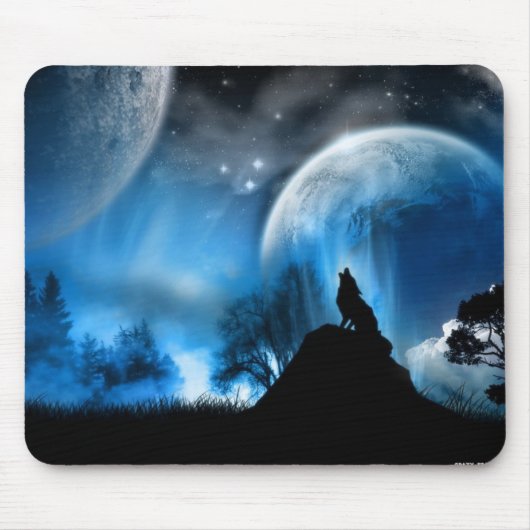 Winter Wolf Mousepad (Vorne)