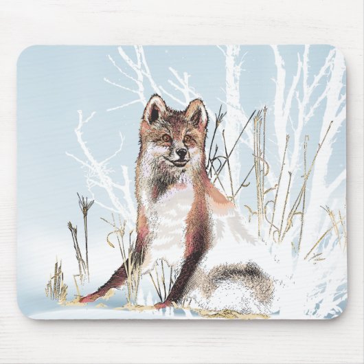 Winter Wolf Mousepad (Vorne)