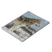 Winter - Wolf Notizblock (Linke Seite)
