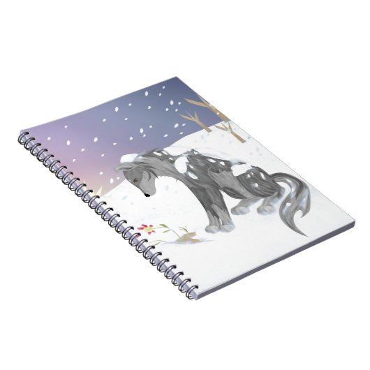 Winter Wolf Notizblock (Rechte Seite)