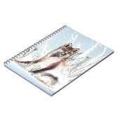 Winter Wolf Notizblock (Linke Seite)