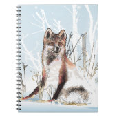 Winter Wolf Notizblock (Vorderseite)