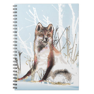 Winter-Wolf Notizblock