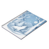 Winter Wolf Notizblock (Linke Seite)