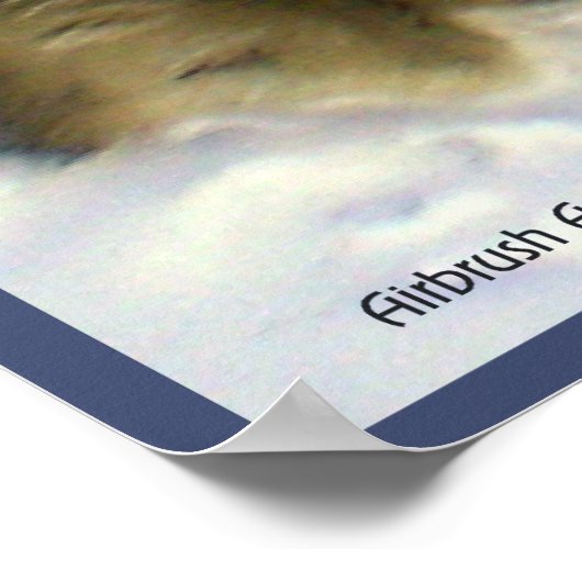 WInter Wolf Poster (Ecke)