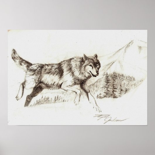 Winter Wolf Poster (Vorne)