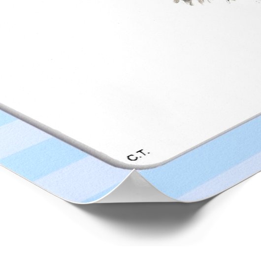 Winter Wolf Poster (Ecke)