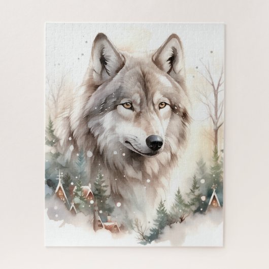 Winter Wolf Puzzle (Vertikal)