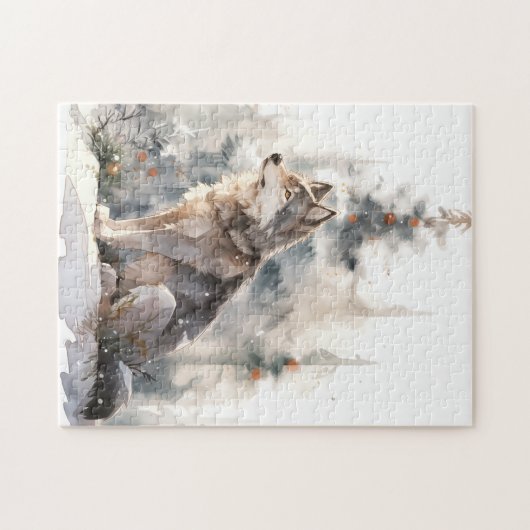 Winter Wolf Puzzle (Horizontal)