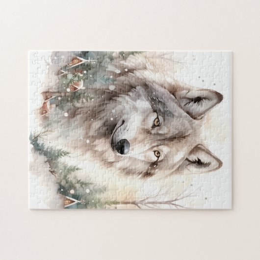 Winter Wolf Puzzle (Horizontal)