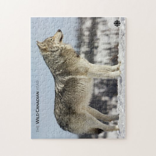 Winter - Wolf Puzzle (Vertikal)