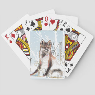 Winter Wolf Spielkarten