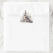 Winter Wolf Stickers (Tasche)