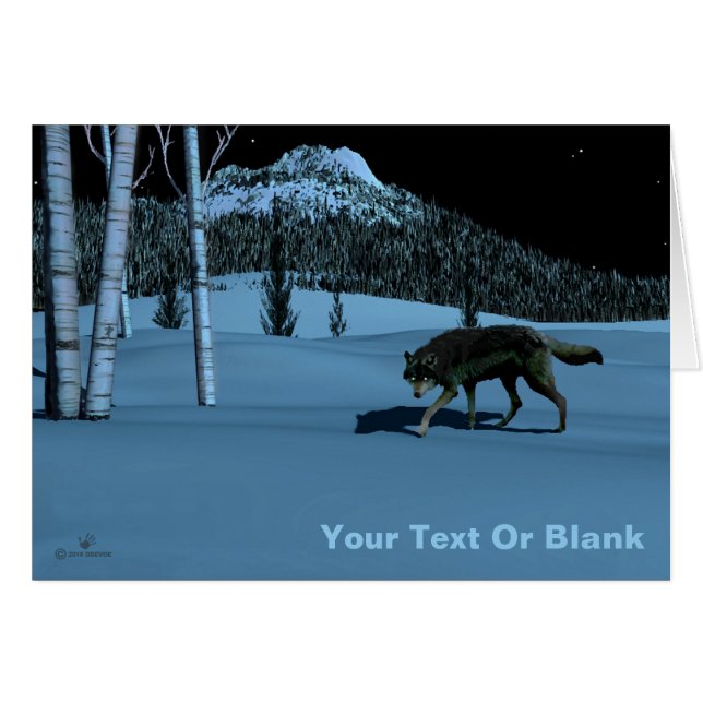 Winter Wolf - Tapetum Lucidum (Vorderseite (Horizontal))