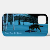 Winter Wolf - Tapetum Lucidum Case-Mate iPhone Hülle (Rückseite (Horizontal))