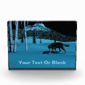 Winter Wolf - Tapetum Lucidum Fotoblock (Vorderseite)