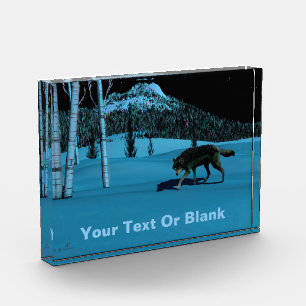 Winter Wolf - Tapetum Lucidum Fotoblock