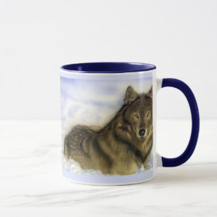 Winter-Wolf Tasse