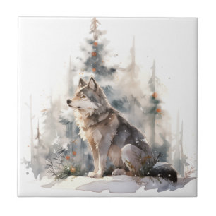 Winter Wolf Tile Fliese