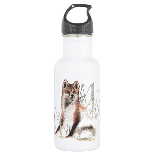 Winter Wolf Trinkflasche (Vorderseite)