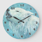 Winter Wolf Uhr (Vorderseite)