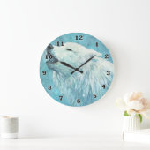 Winter Wolf Uhr (Zuhause)