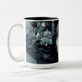 Winter Wolf Zwei-Tone-Kaffee-Tasse Zweifarbige Tasse (Links)
