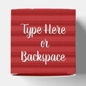 Winter-Wolle-Geschenkboxen Personalisierte Urlaubs Geschenkschachtel (Oben)