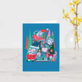 Winter Wolves Cards Karte (Gelbe Blume)