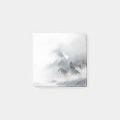 Winter Wolves Howling Post-it Notes Klebezettel (Vorderseite)