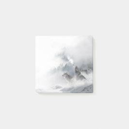 Winter Wolves Howling Post-it Notes Post-it Klebezettel