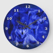 Winter Wolves Wolf Uhren (Vorderseite)