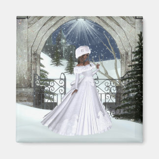Winter Woman D3 Design - Fantasy Magnet
