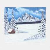 Winter Wonde Medium Fleece-Decke Fleecedecke (Vorderseite (Horizontal))