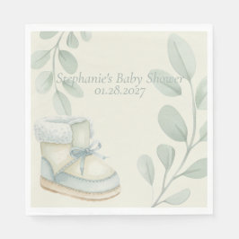 Winter Wonder Baby Shower  Serviette
