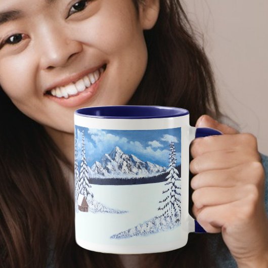 Winter Wonder Blue Combo Tasse