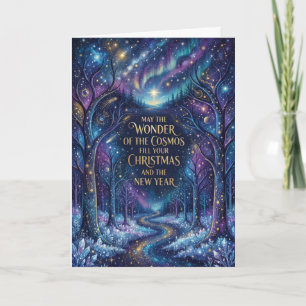 Winter Wonder Celestial Weihnachtskarte Karte
